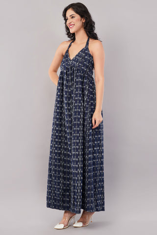Blue Ikkat Dress