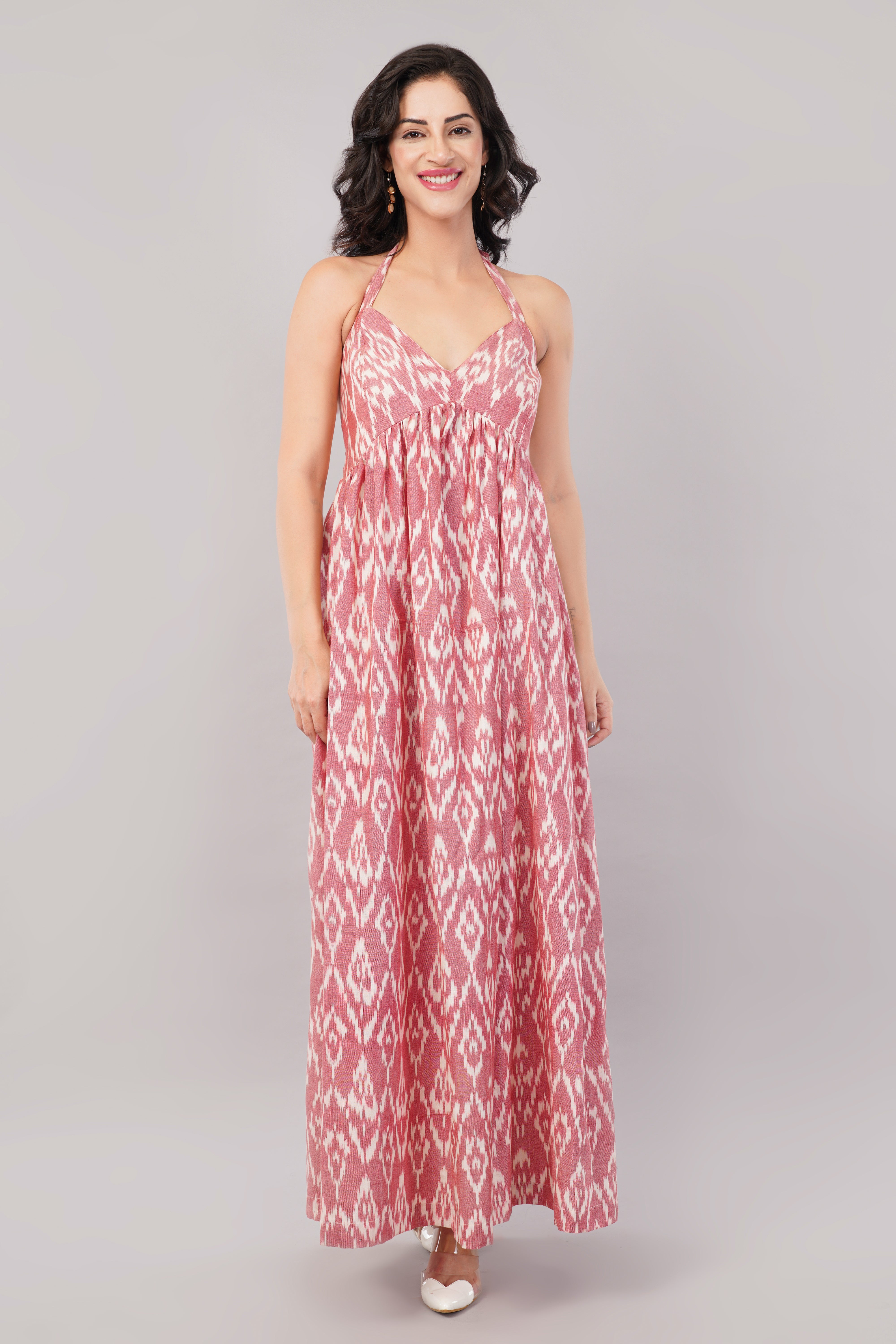 Blue Ikkat Dress