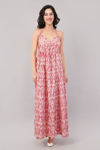 Blue Ikkat Dress